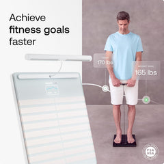 Withings Body Scan electrodos en los pies midiendo ECG y beneficios de precisión