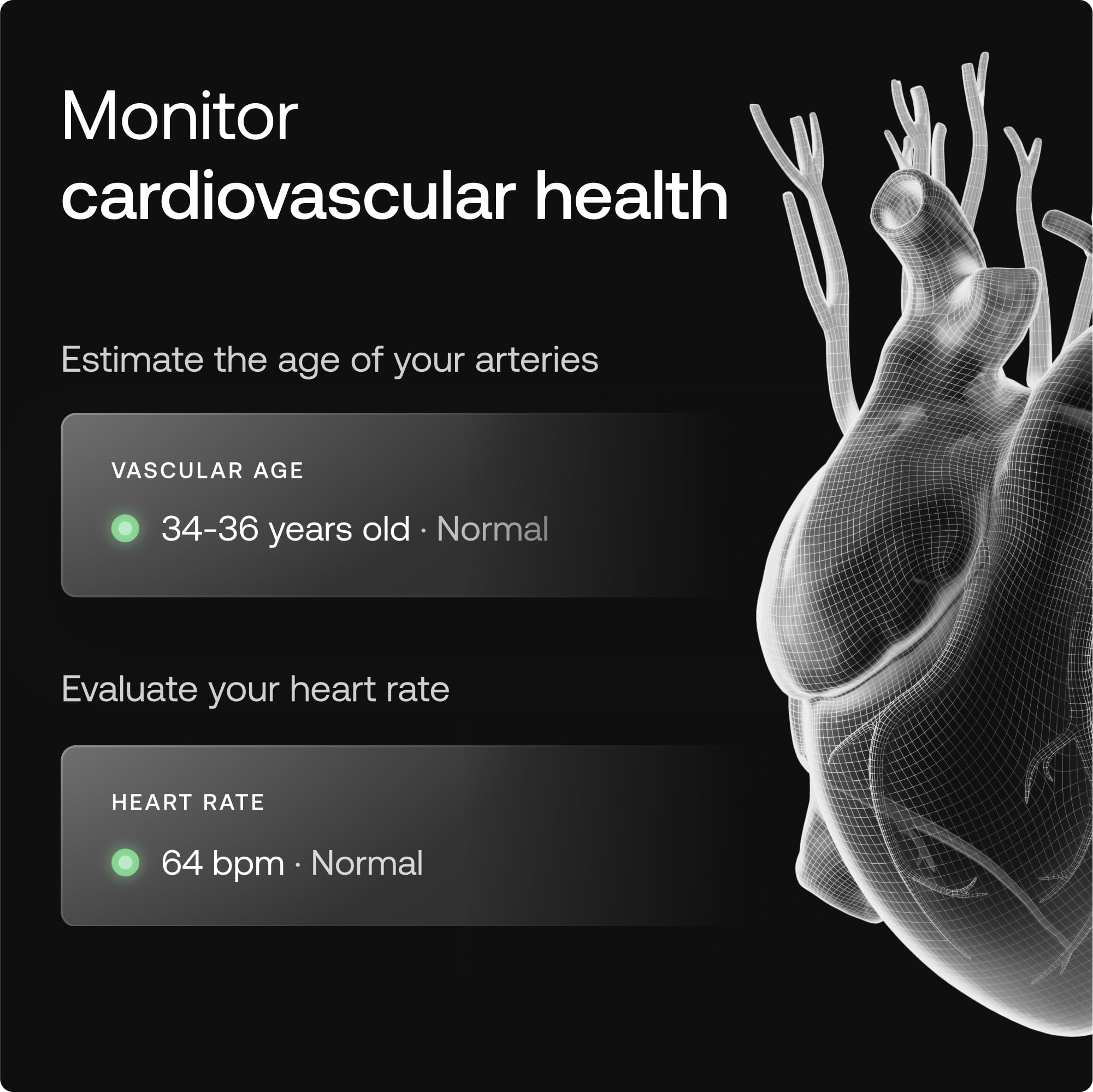 Persona usando WITHINGS Body Scan registrando peso y ritmo cardiaco