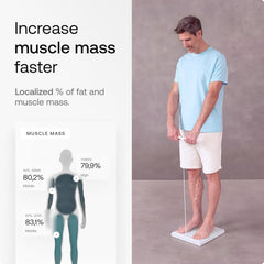Withings Body Scan pantalla detallada con lecturas claras y navegación fácil