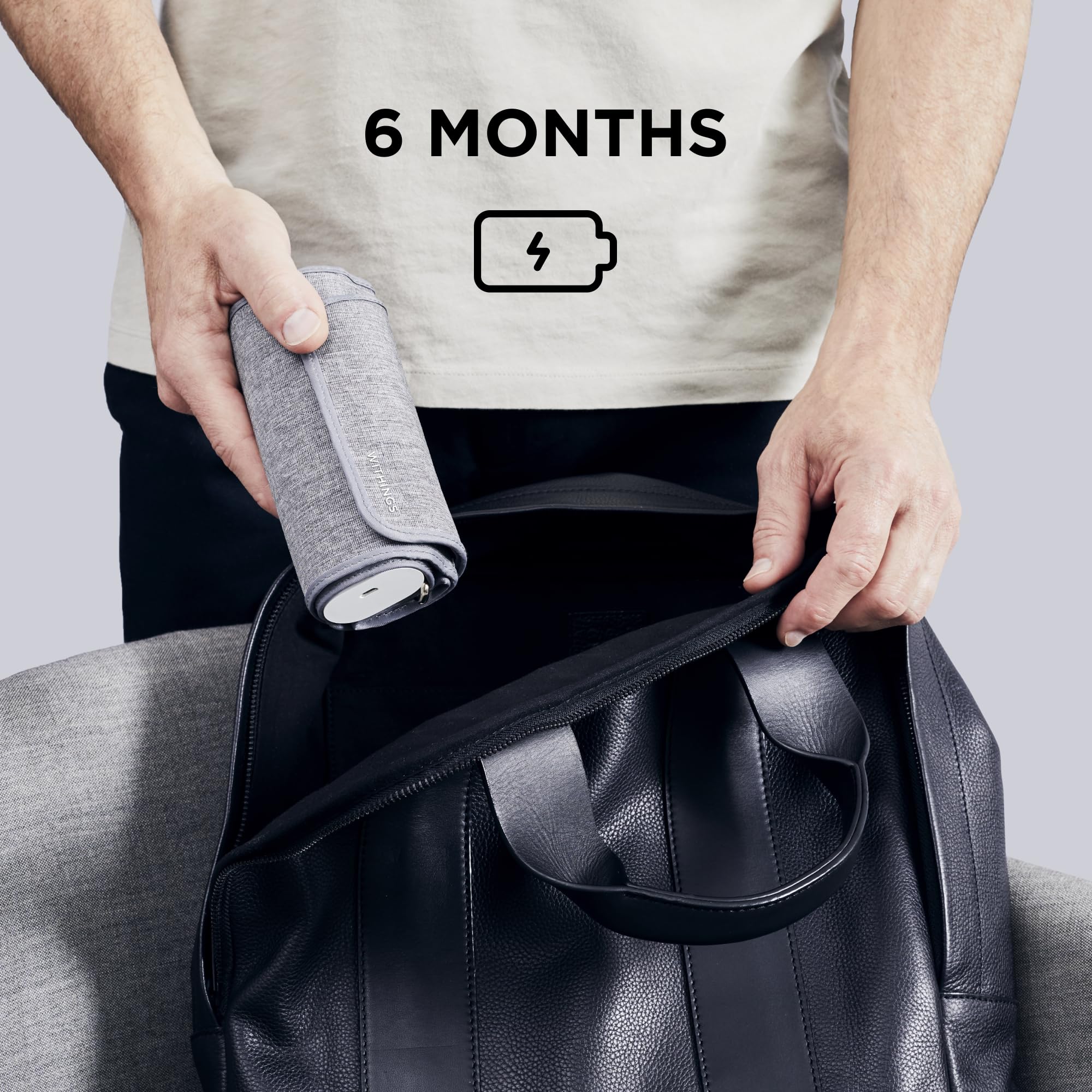 Withings BPM Connect sincronizado con Health Mate para historial y compartición