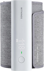 Withings BPM Connect frontal mostrando resultados y beneficio de lectura rápida