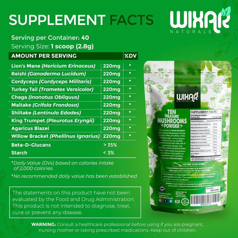 WIXAR NATURALS polvo incorporado en batido para energía matutina