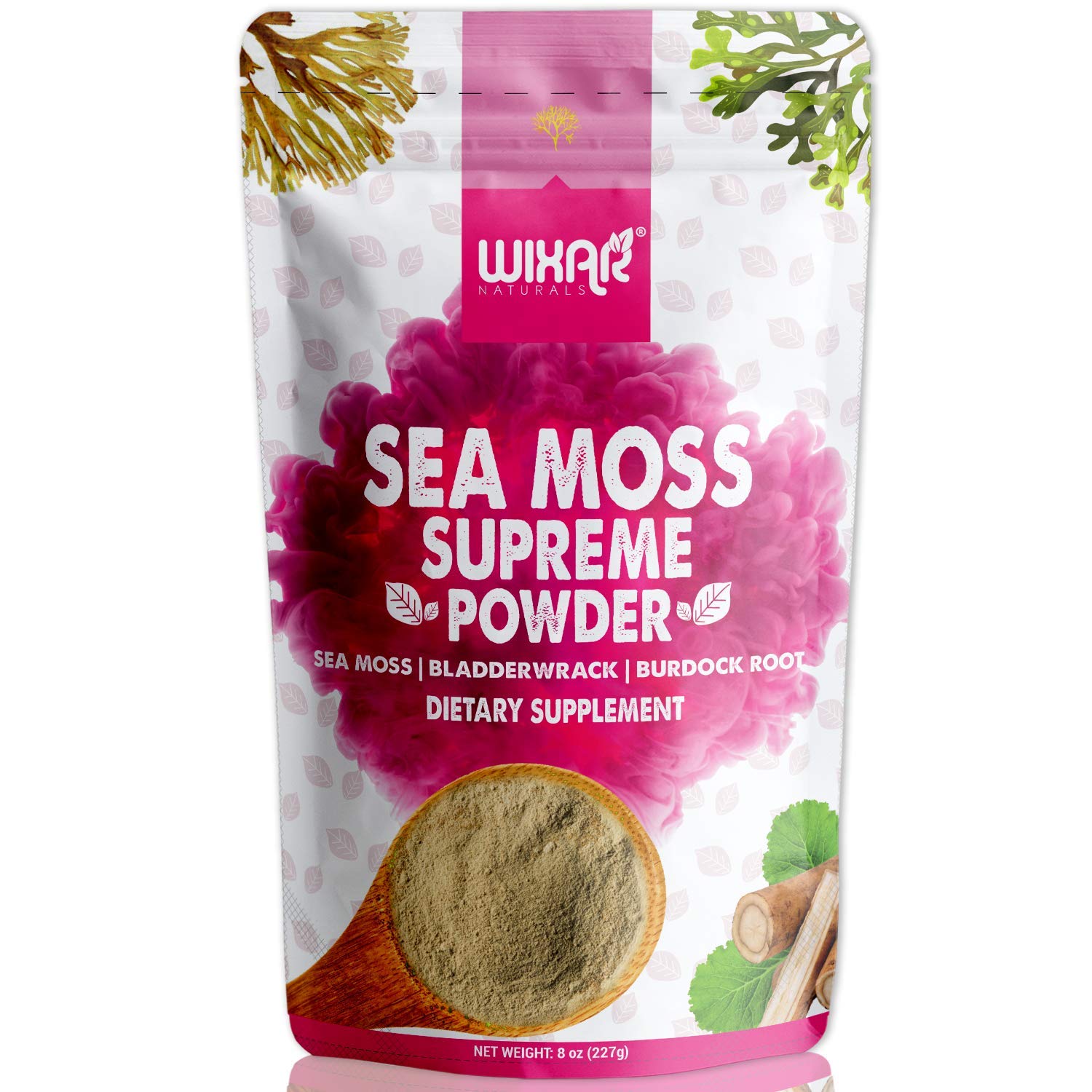 WIXAR NATURALS frasco frontal mostrando el envase y la etiqueta clara para confianza