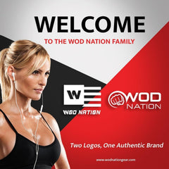 WOD Nation cinta en gimnasio demostrando durabilidad en entreno
