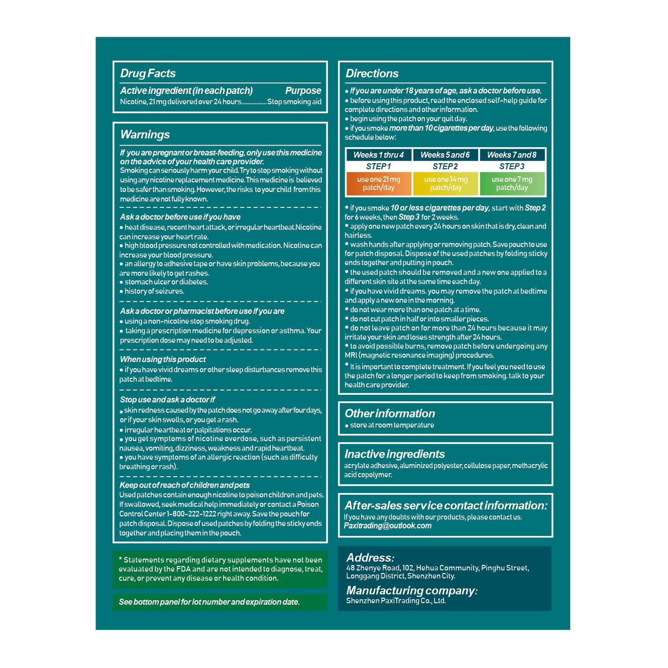 WOFANLI primer plano textura del parche para aplicación cómoda