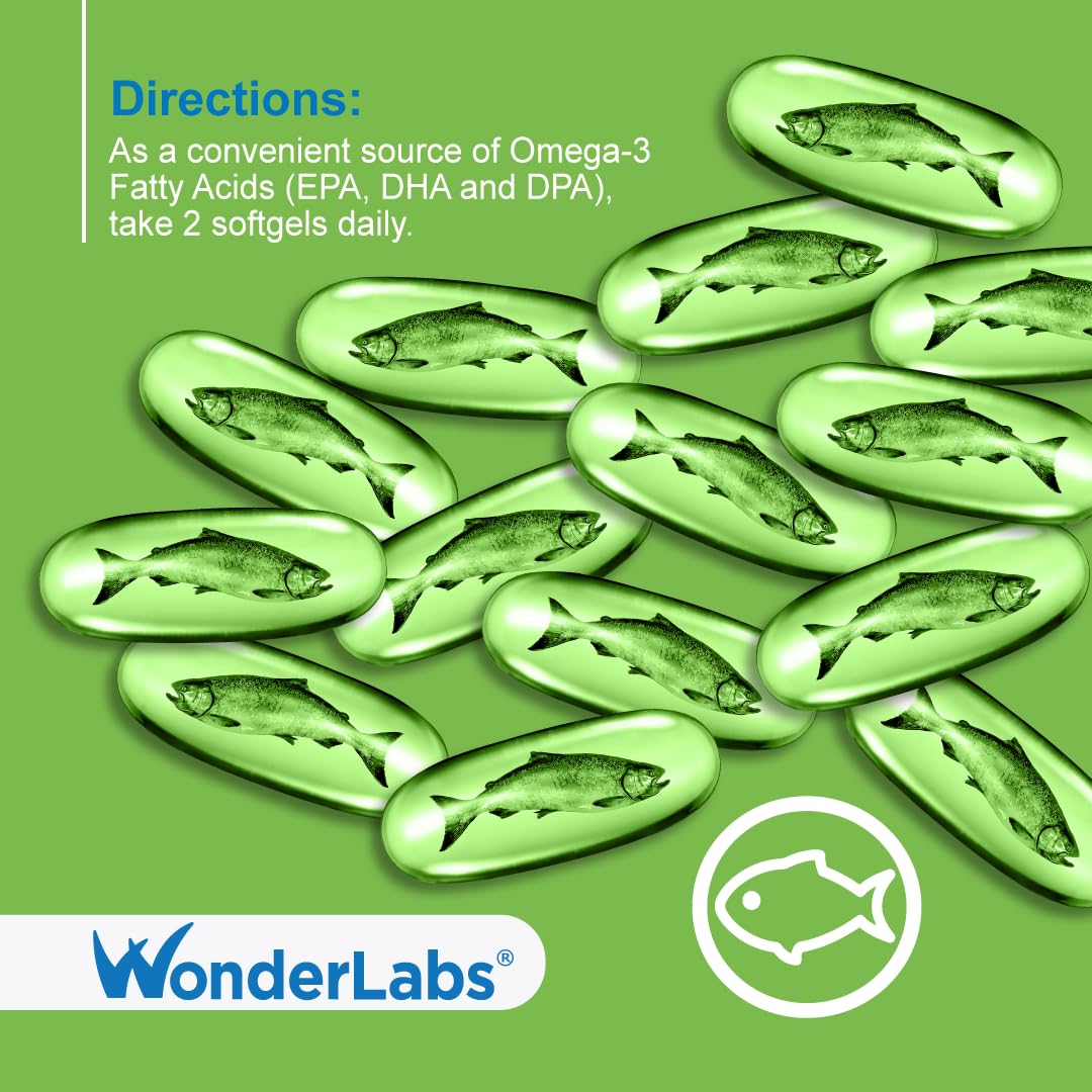 Wonder Laboratories etiqueta nutricional enfocada en EPA DHA DPA y transparencia