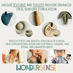 Wonder Sense cinco collares coloridos para rotación sensorial