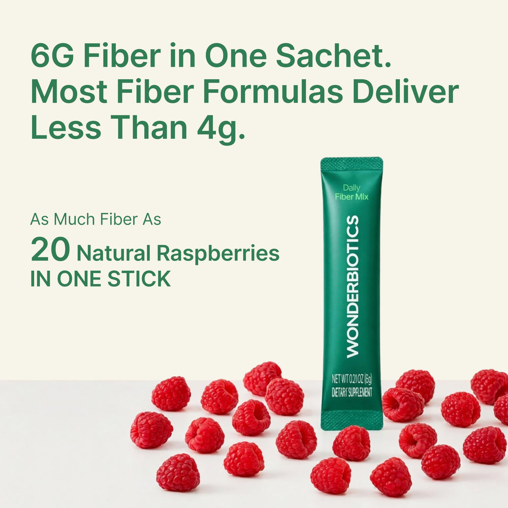 WonderBiotics añadido a batido matutino mostrando soporte digestivo diario