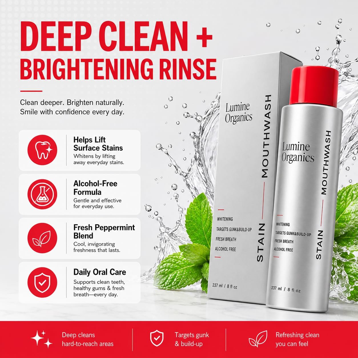 Wonderfeel Younger producto sobre encimera de baño que sugiere uso diario