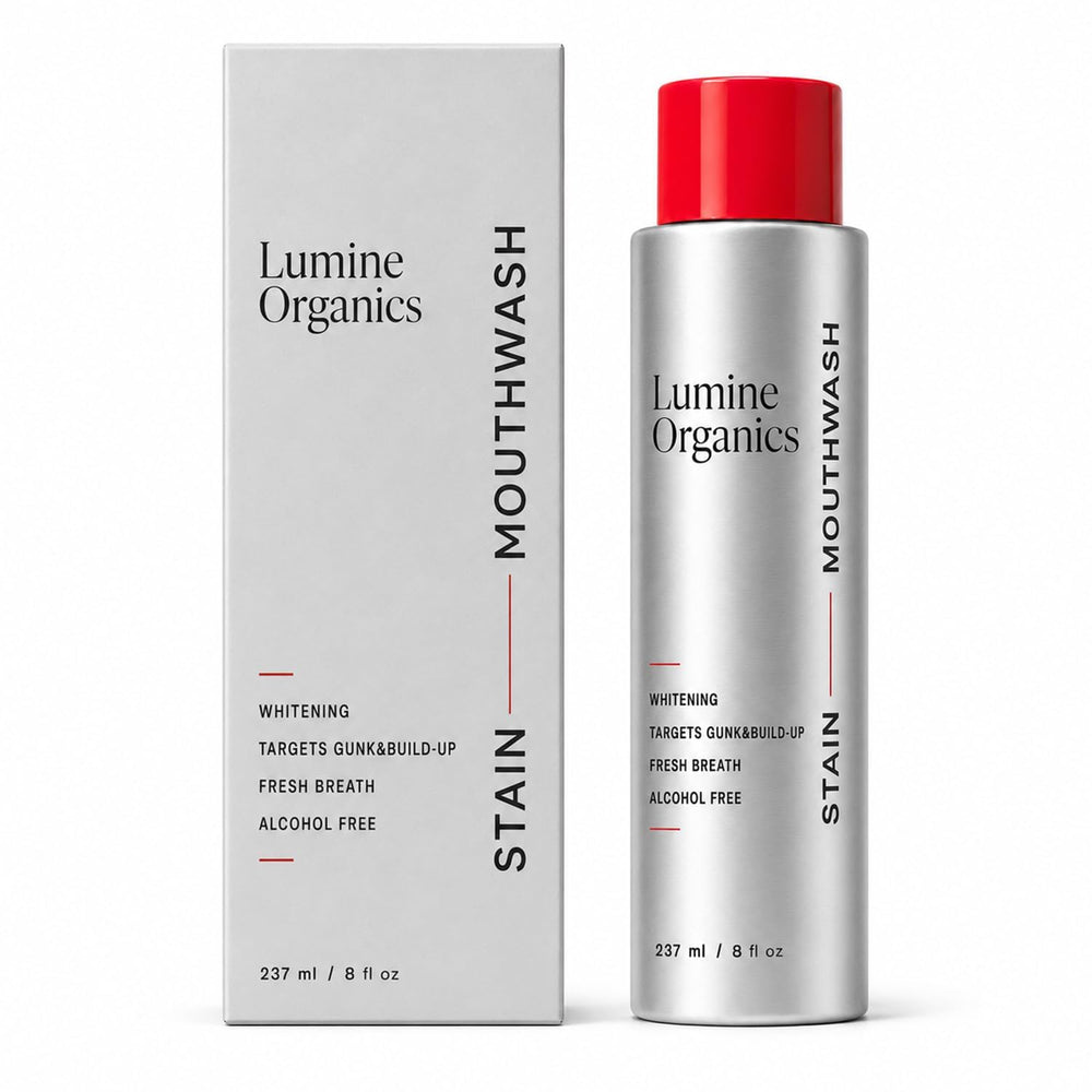 Wonderfeel Younger envase frontal de Lumine Organics mostrando tamaño y estética