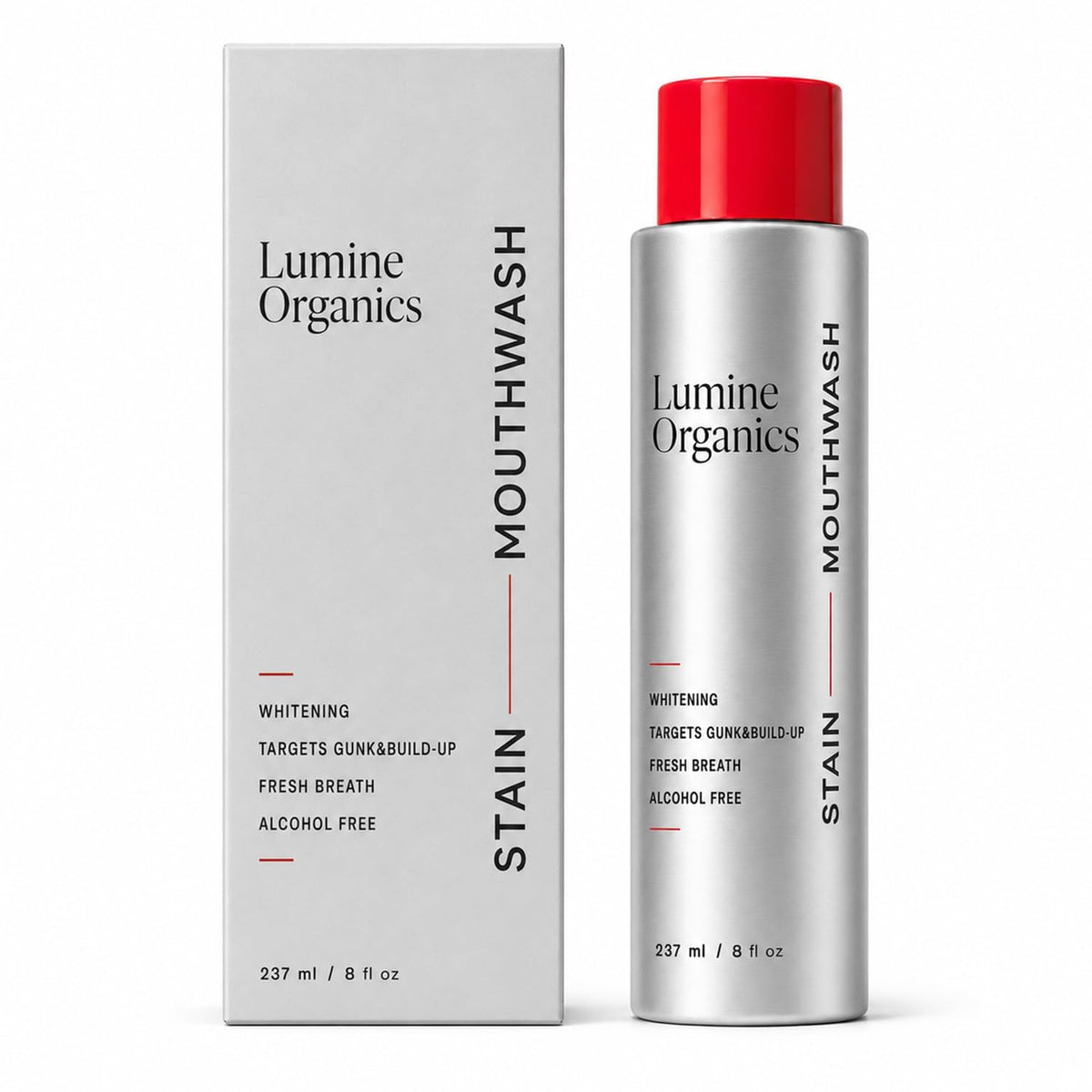 Wonderfeel Younger envase frontal de Lumine Organics mostrando tamaño y estética