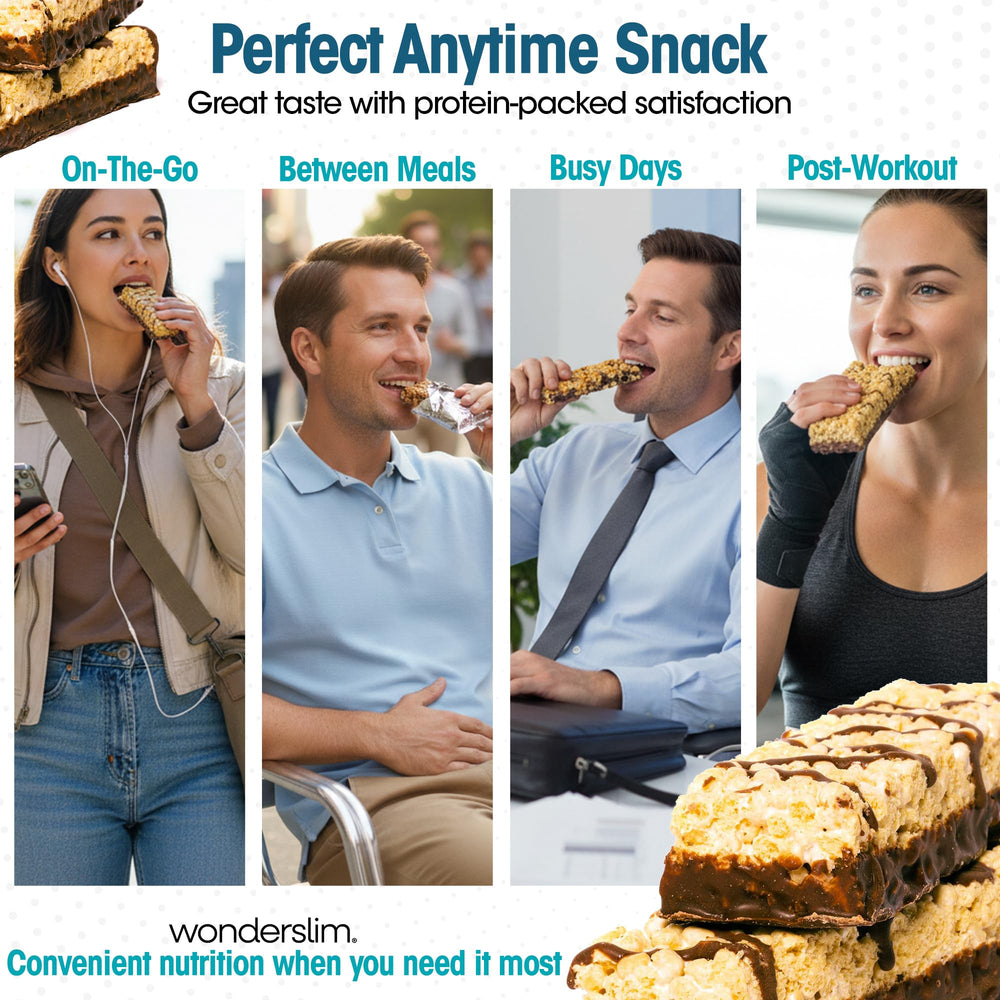 Wonderslim barra sostenida en mano para mostrar tamaño y conveniencia