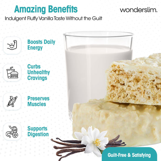 WonderSlim barrita cortada revela textura esponjosa y beneficio proteico