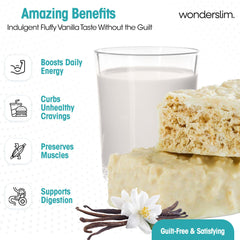 WonderSlim barrita cortada revela textura esponjosa y beneficio proteico
