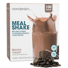 WonderSlim paquete frontal mostrando sobres individuales y beneficio práctico