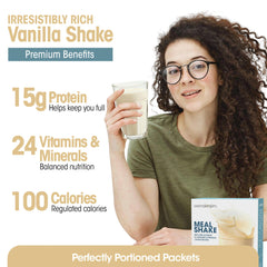 WonderSlim batido preparado en vaso cremoso listo para beber