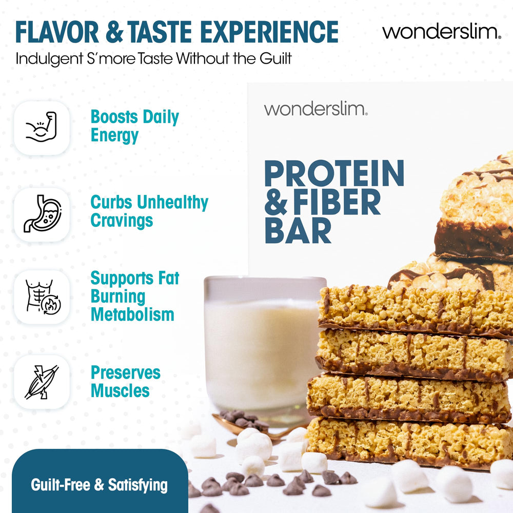 Wonderslim etiqueta nutricional clara con composición y control de porciones