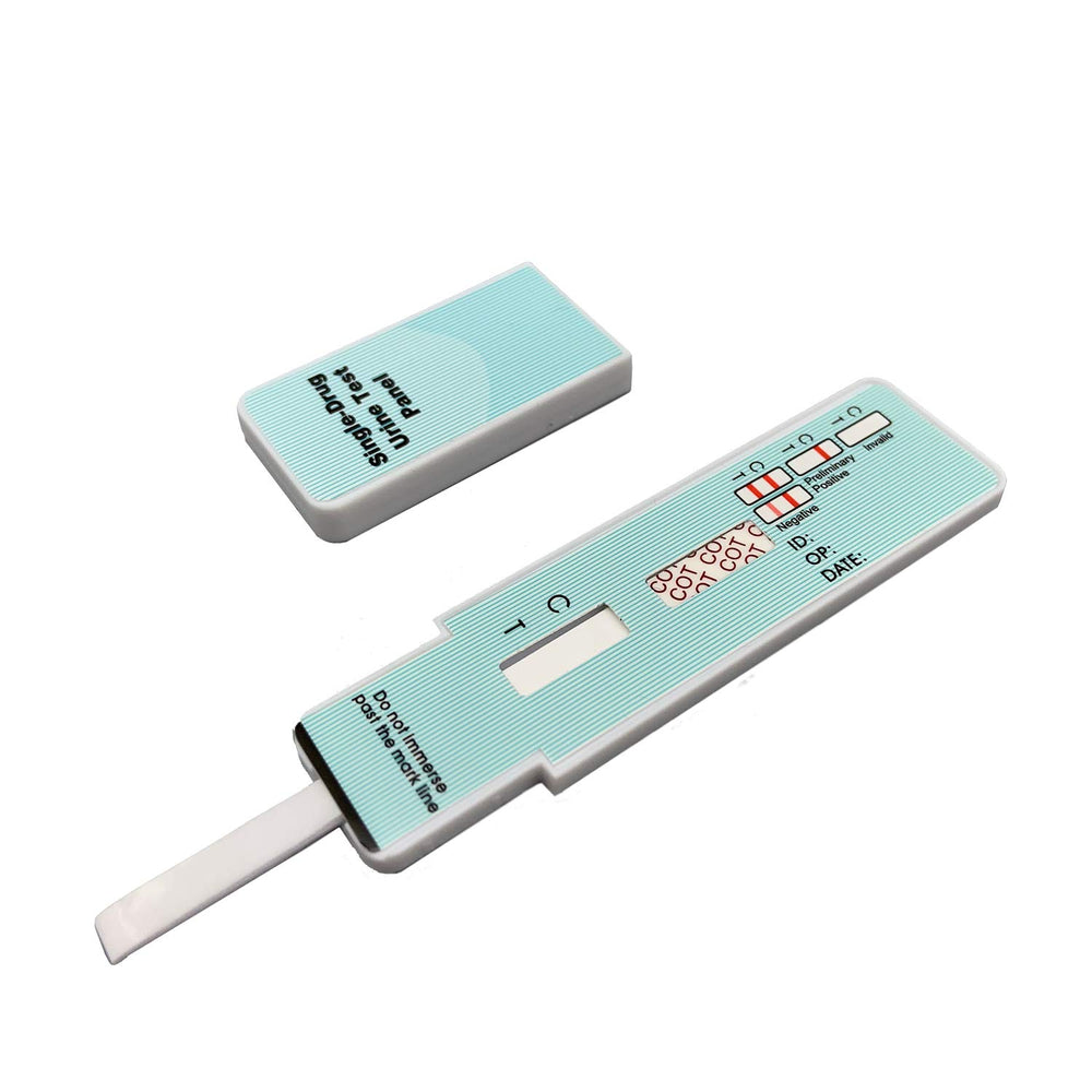 Wondfo empaque frontal mostrando paquete de 10 pruebas, garantía de cribado práctico