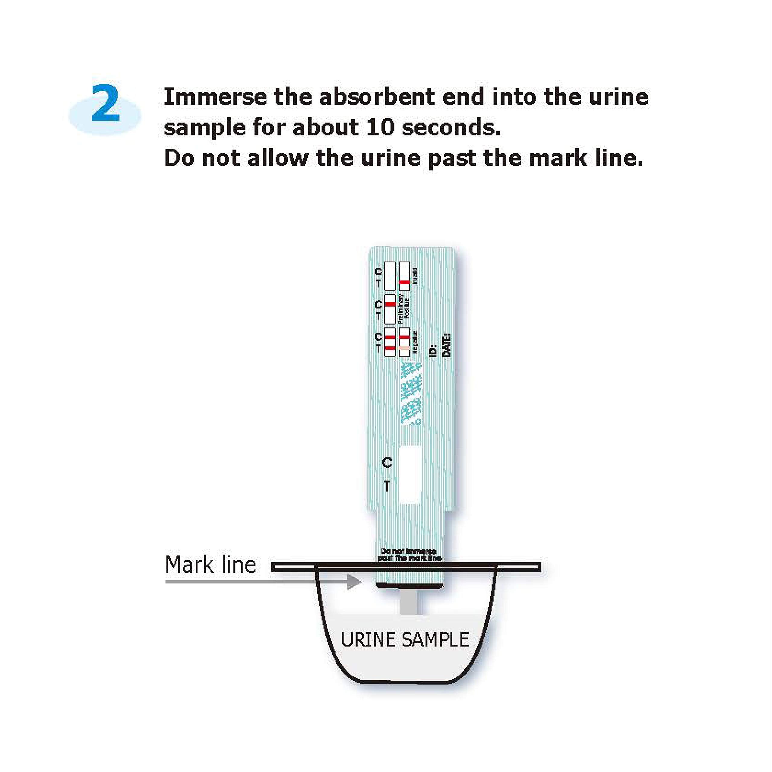 Wondfo prueba con resultado negativo claro, apoyo para comprobación puntual