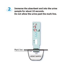 Wondfo prueba con resultado negativo claro, apoyo para comprobación puntual