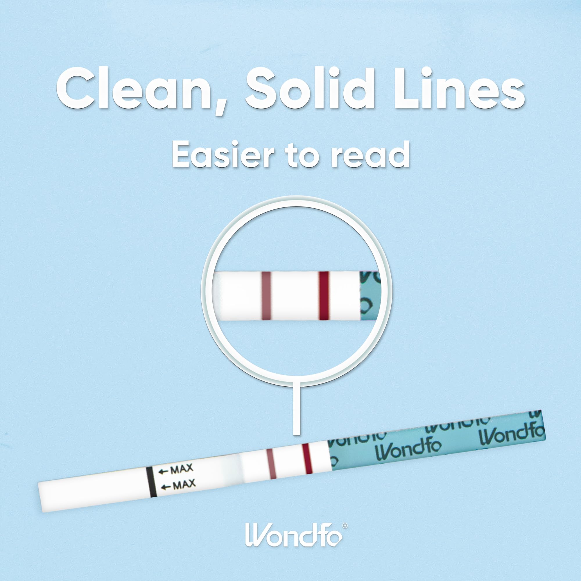 Wondfo textura y acabado de la tira mostrando calidad y manejo seguro