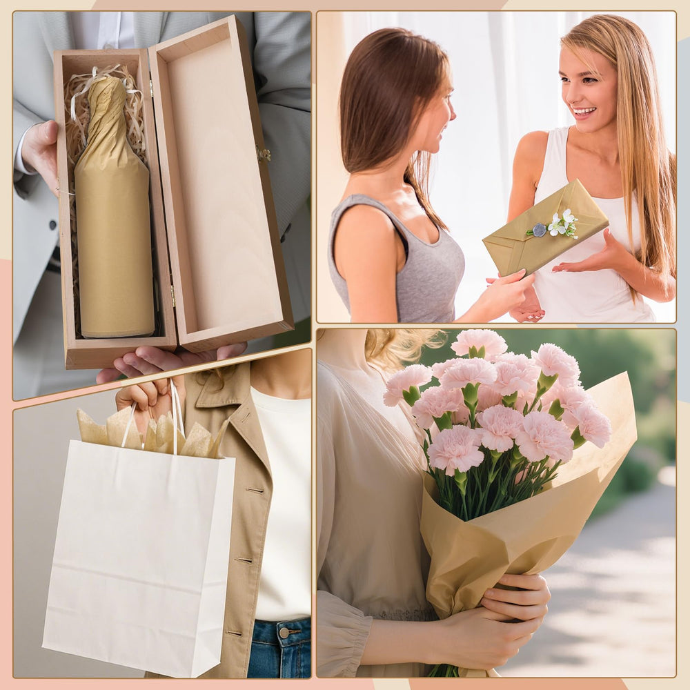 woric ambiente de mesa con papel seda para decorar evento elegante
