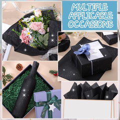 woric uso en mesa de fiesta decorada mejorando apariencia de regalos