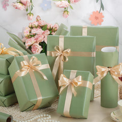 woric paquete floral envuelto, ideal para floristerías y presentaciones