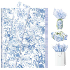 woric frente del paquete con diseño azul floral y cantidad visible, presentación atractiva