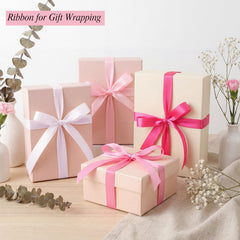 woric lazos rosa en decoración de mesa de boda, aporta elegancia