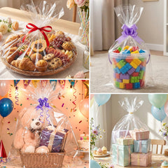 woric grupo de regalos envueltos con bolsas woric listos para entrega