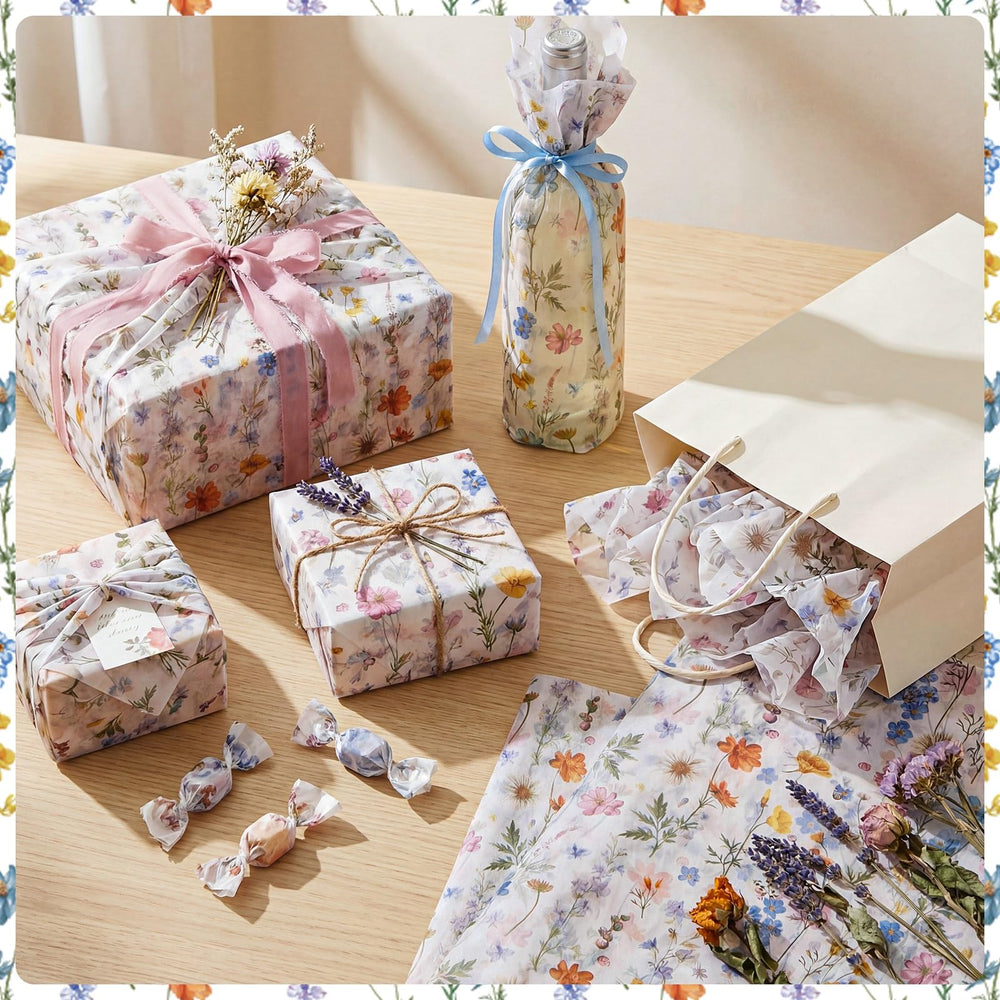 woric papel seda como relleno en bolsa de regalo mejora la presentación