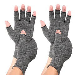 Worzwin vista frontal del par de guantes de bambú, ajuste cómodo