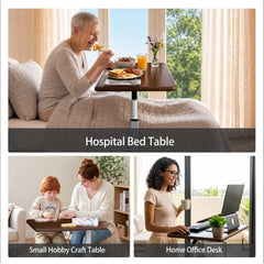 WOTURE comparación de tamaño con portátil mostrando espacio útil