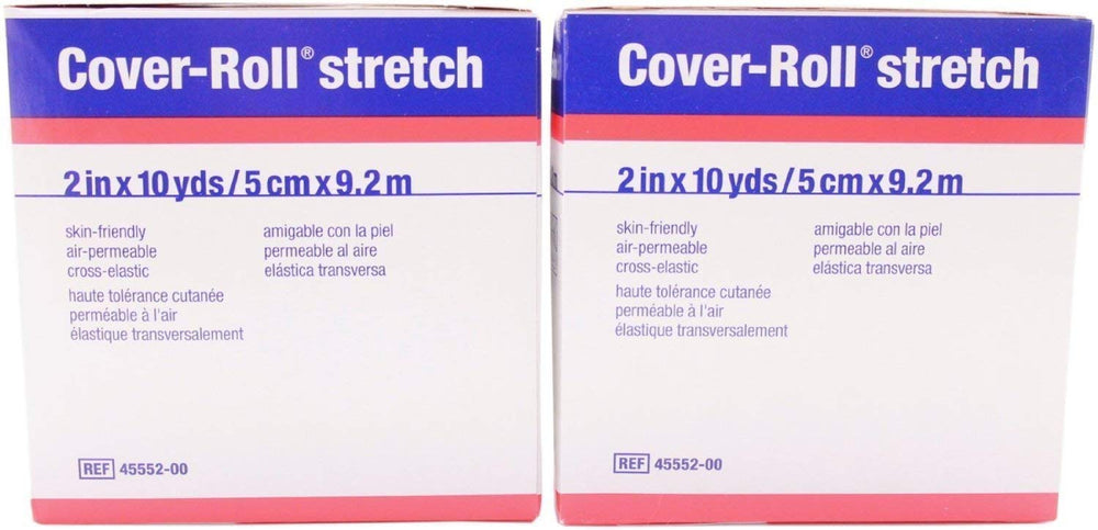 Wound Care Cover-Roll Stretch frente del empaque, presentación clara y compacta
