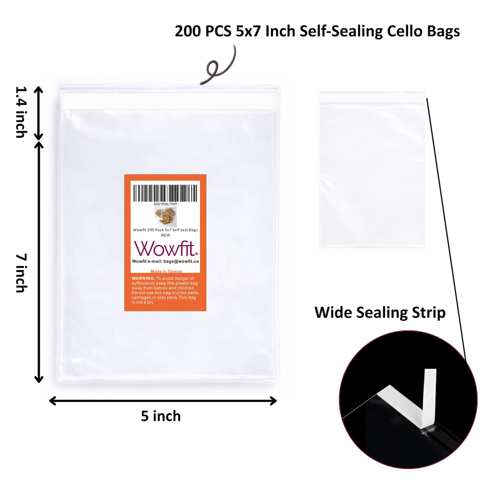 Wowfit cierre autoadhesivo peel-and-seal, sellado rápido y sin consumibles