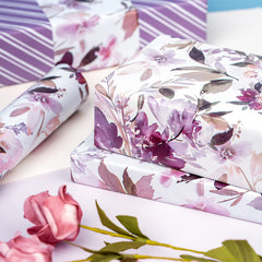 WRAPAHOLIC escena de mesa festiva usando el papel para decoraciones armoniosas