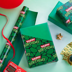WRAPAHOLIC escena de fiesta con regalos que crea ambiente temático alegre