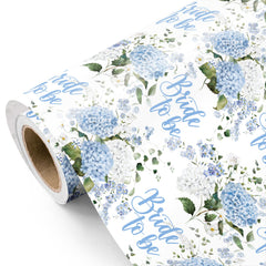 WRAPAHOLIC detalle de hortensias azules para un acabado romántico