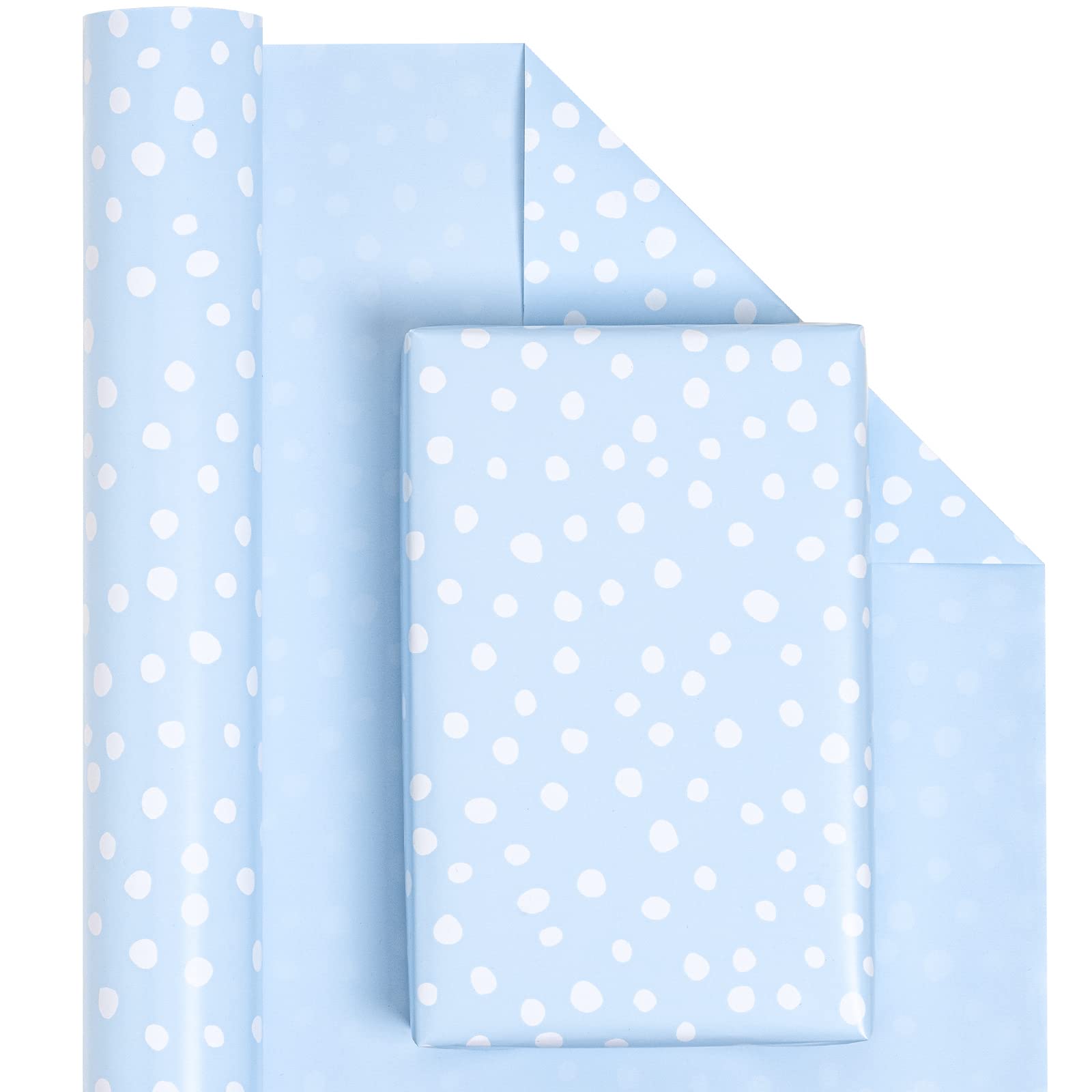 WRAPAHOLIC primer plano de lunares blancos añade detalle decorativo