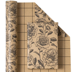 WRAPAHOLIC closeup textura kraft resistente para envolver sin rasgos