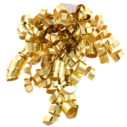 WRAPAHOLIC empaque frontal mostrando 12 lazos dorados para acabado elegante