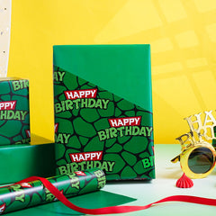 WRAPAHOLIC reverso liso verde ideal para contrastes y acabados limpios