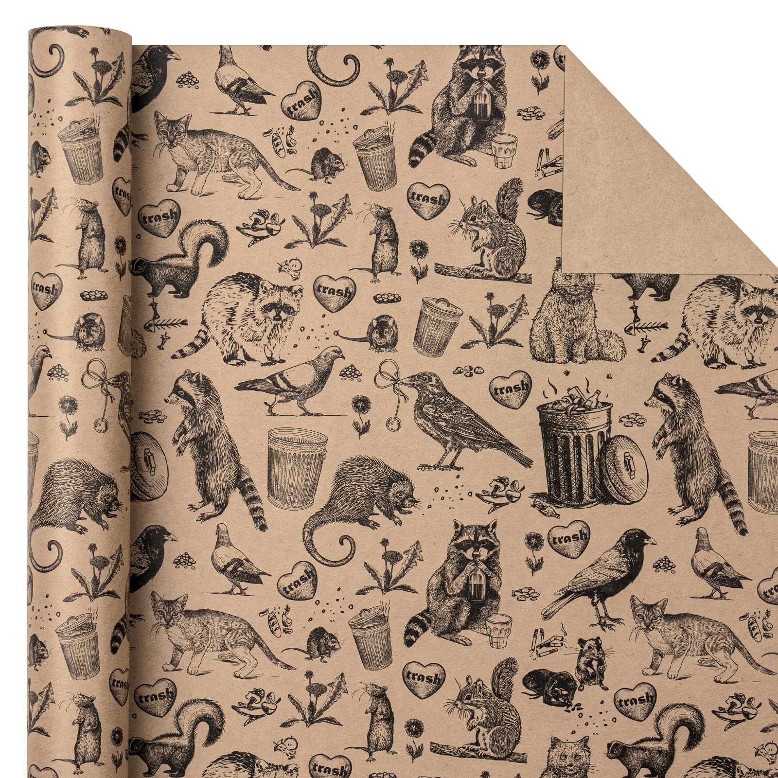 WRAPAHOLIC primer plano de textura kraft para comprobar grosor y durabilidad