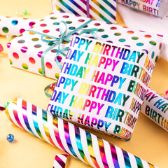 WRAPAHOLIC papel usado en decoración de mesa, ambiente festivo