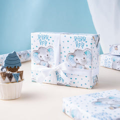 WRAPAHOLIC mesa de fiesta con rollo usado para decoración temática