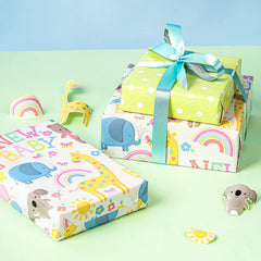 WRAPAHOLIC papel usado en mesa de fiesta mostrando decoración coherente