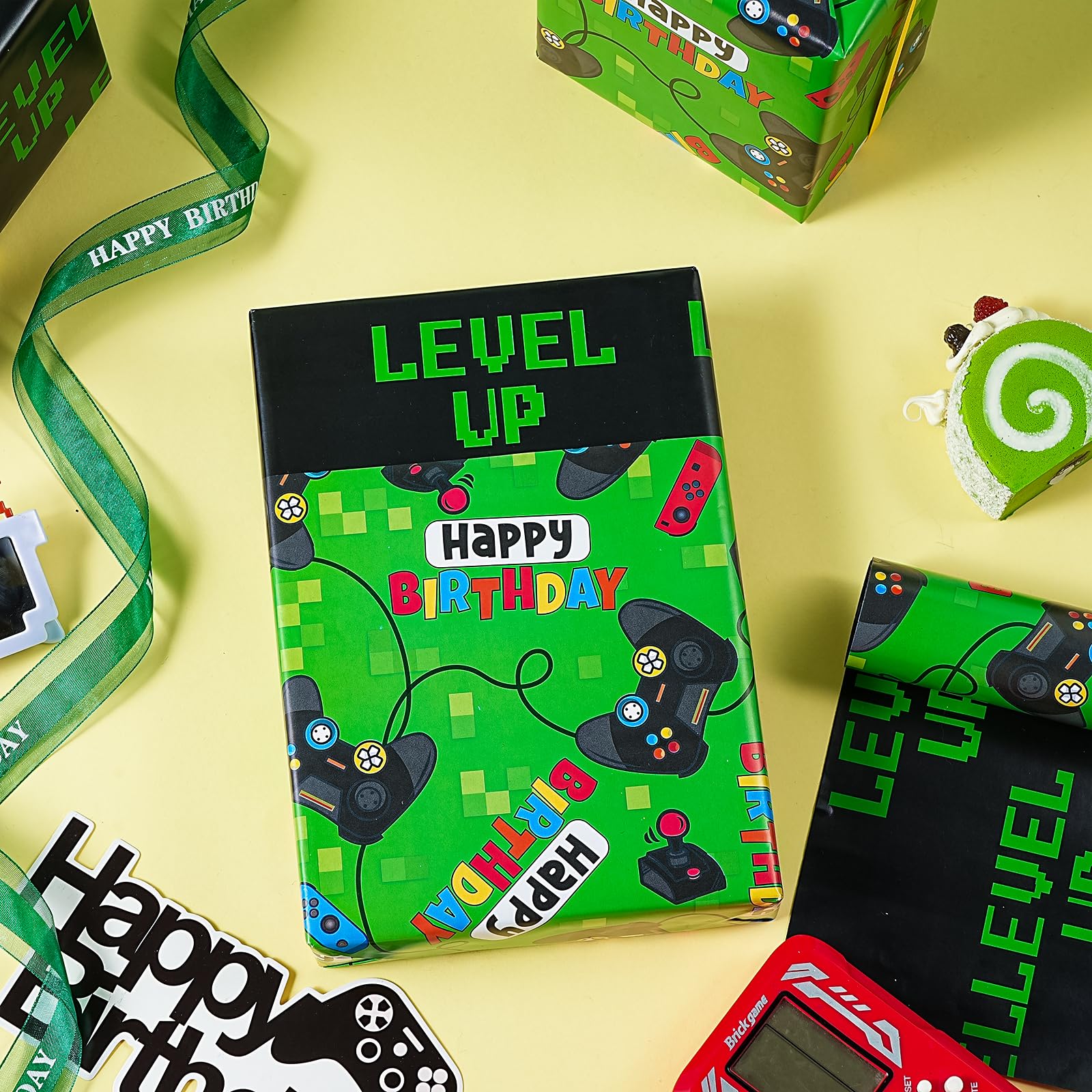 WRAPAHOLIC envolviendo regalo gamer, acabado profesional y limpio