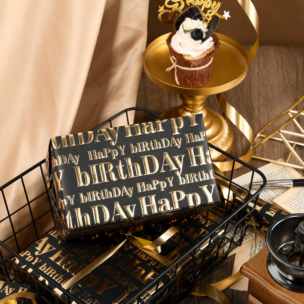 WRAPAHOLIC papel usado en mesa de fiesta que aporta estilo y coherencia decorativa