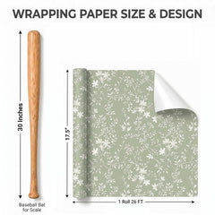 WRAPLULU mano sosteniendo papel para comparar tamaño y cobertura práctica